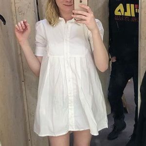 NWT UO Babydoll Shirt Dress